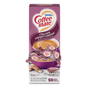 LIQUID COFFEE CREAMER, ITALIAN SWEET CREME, 0.38 OZ MINI CUPS, 50/BOX by Coffee-Mate