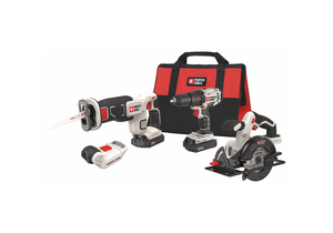 CORDLESS COMBO KIT 20.0 V 4 TOOLS 2 BATT by Porter Cable CORDLESS COMBO KIT 20.0 V 4 TOOLS 2 BATT by Porter Cable
