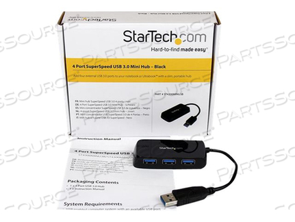 ADD FOUR USB 3.0 PORTS TO YOUR NOTEBOOK OR ULTRABOOK USING THIS SLIM AND PORTABL by StarTech.com Ltd. ADD FOUR USB 3.0 PORTS TO YOUR NOTEBOOK OR ULTRABOOK USING THIS SLIM AND PORTABL by StarTech.com Ltd.