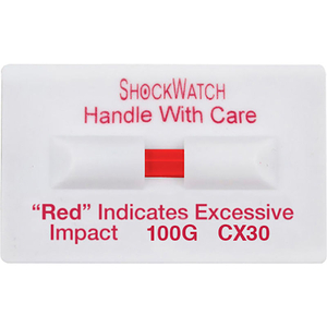 SPOTSEE CLIP SINGLE TUBE IMPACT INDICATORS, 100G RANGE, 100/BOX by Shockwatch Inc
