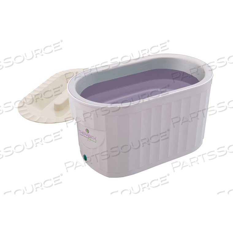 PROFESSIONAL THERMOTHERAPY PARAFFIN BATH, 6 TO 9 LBS WAX, 9 LBS HAND TREATMENT, 8 LBS FOOT TREATMENT, 110 V, 110 TO 156 W, 6 TO 8 HR, 128 TO by AliMed, Inc. PROFESSIONAL THERMOTHERAPY PARAFFIN BATH, 6 TO 9 LBS WAX, 9 LBS HAND TREATMENT, 8 LBS FOOT TREATMENT, 110 V, 110 TO 156 W, 6 TO 8 HR, 128 TO by AliMed, Inc.