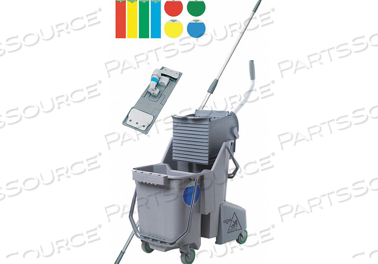 MOP BUCKET AND WRINGER 8 GAL. GRAY by Unger