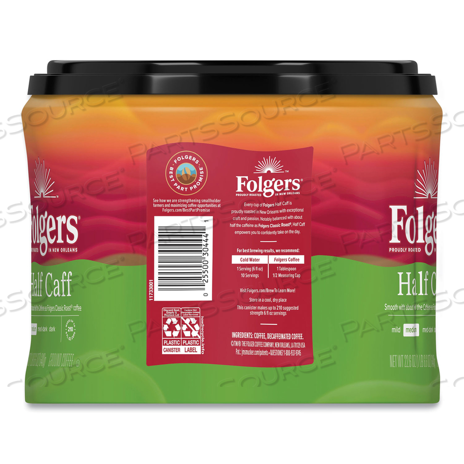 COFFEE, HALF CAFF, 22.6 OZ CANISTER by Folgers