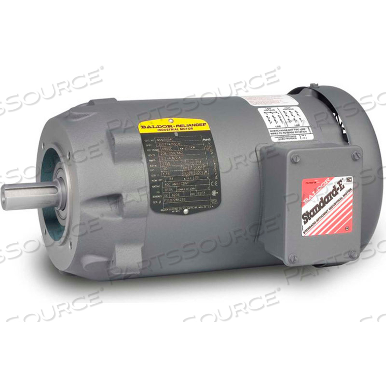 MOTOR, OUTPUTHP, 1725RPM, 3PH, 60HZ, D71C, 3320M, TEF by BALDOR