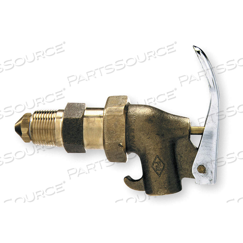 DRUM FAUCET, SELF-CLOSING, 3/4 IN MALE NPT, ADJ, INTERNAL, FM APPROVED by Approved Vendor DRUM FAUCET, SELF-CLOSING, 3/4 IN MALE NPT, ADJ, INTERNAL, FM APPROVED by Approved Vendor