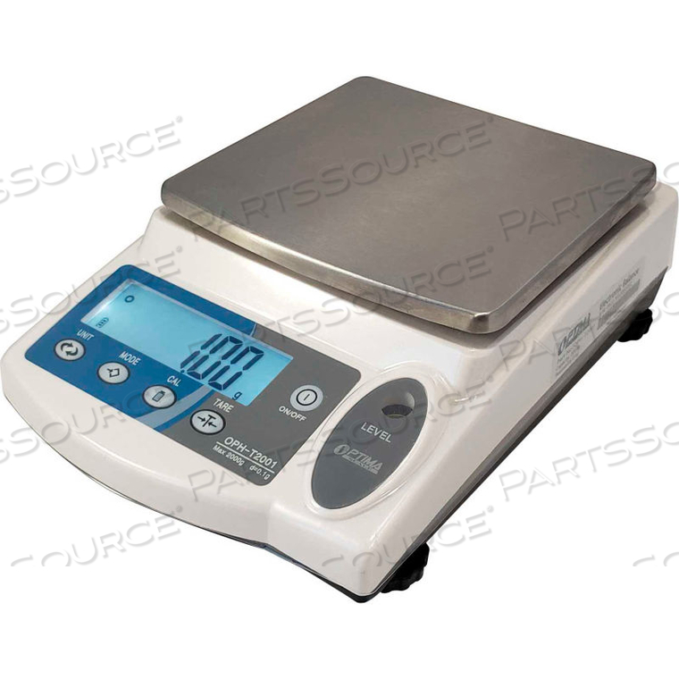 OPH-T6001 PRECISION BALANCE 6000G X 0.1G 6-1/2" X 7-5/16" by Optima Scale Manufacturing Inc. OPH-T6001 PRECISION BALANCE 6000G X 0.1G 6-1/2" X 7-5/16" by Optima Scale Manufacturing Inc.