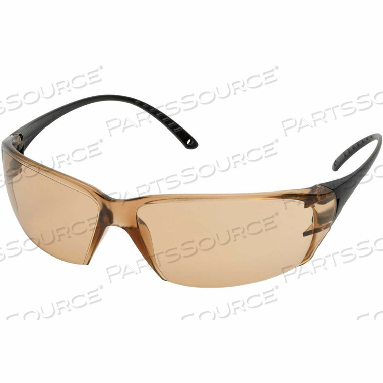 ULTRA-LIGHT SAFETY GLASSES, ANTI-FOG BLUE LENS by Elvex ULTRA-LIGHT SAFETY GLASSES, ANTI-FOG BLUE LENS by Elvex