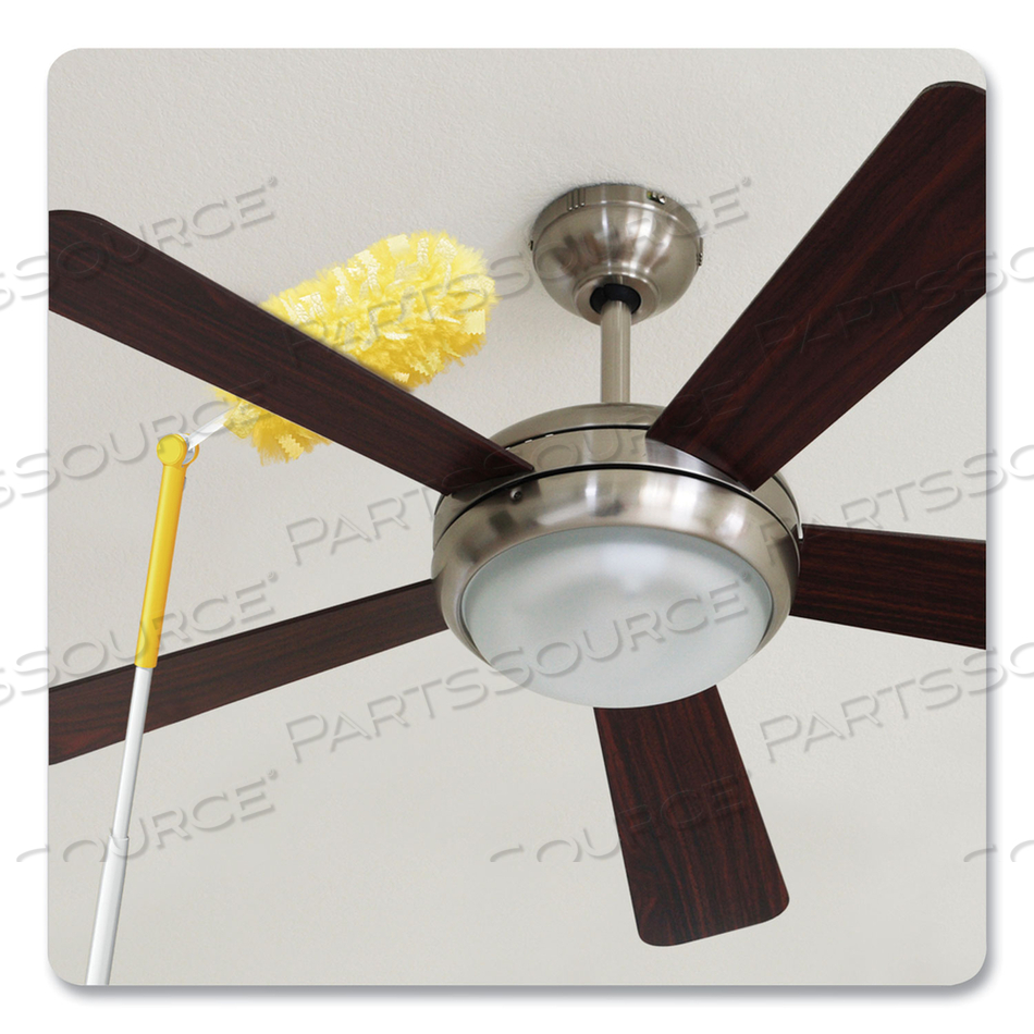 HEAVY DUTY DUSTERS STARTER KIT, HANDLE EXTENDS TO 3 FT, 1 HANDLE WITH 12 DUSTER REFILLS by Swiffer HEAVY DUTY DUSTERS STARTER KIT, HANDLE EXTENDS TO 3 FT, 1 HANDLE WITH 12 DUSTER REFILLS by Swiffer