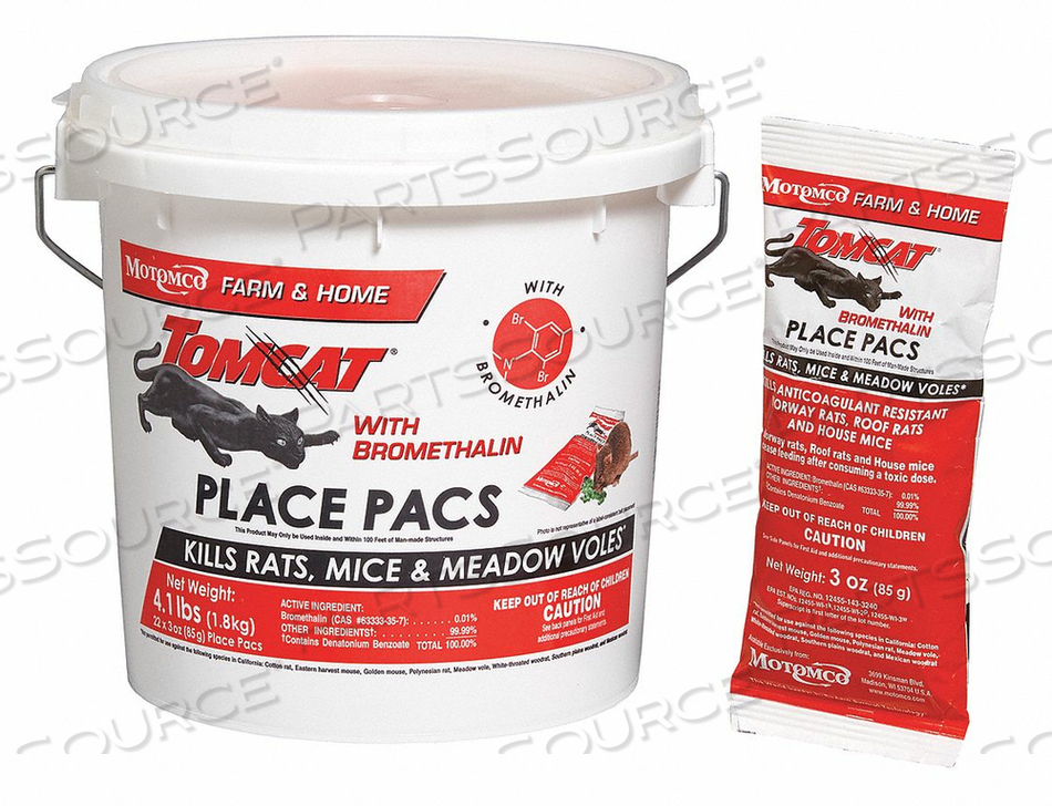RODENTICIDE 66 OZ PAIL by Motomco