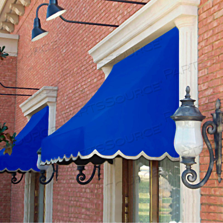 WINDOW/ENTRY AWNING 6-3/8'W X 4-11/16'H X 4'D BRIGHT BLUE 