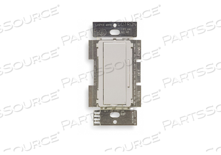 LIGHTING DIMMER 120V WHITE ROCKER by Lutron