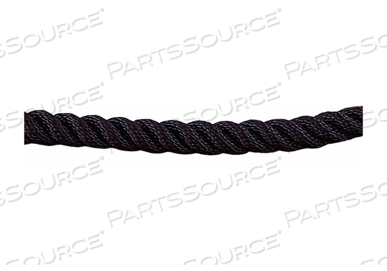 BARRIER ROPE 1-1/2 IN X 6 FT BLACK by Lawrence Metal BARRIER ROPE 1-1/2 IN X 6 FT BLACK by Lawrence Metal