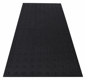 ADA WARNING PAD BLACK 4 FT L GLUE DOWN by SSTD