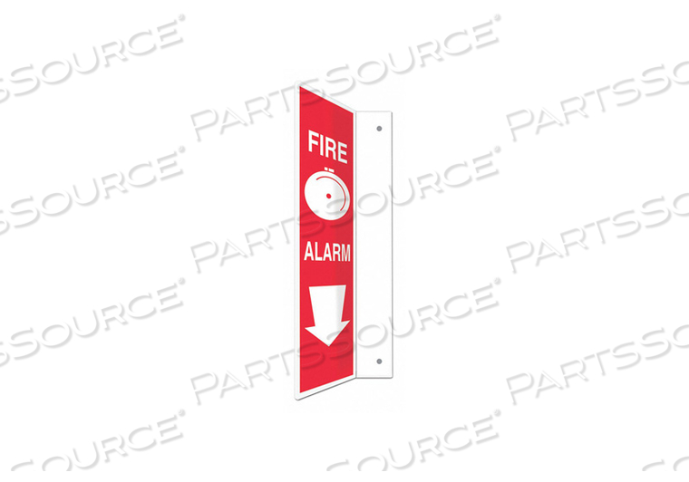 HIGH VISIBILITY SAFETY SIGN 4 W 18 H 