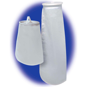 SEWN LIQUID BAG FILTER, POLYESTER MULTIFILAMENT, 7-1/8" X 16-1/2", 150 MICRON,PLASTIC FLANGE PKG 50 by AJR Filtration Inc SEWN LIQUID BAG FILTER, POLYESTER MULTIFILAMENT, 7-1/8" X 16-1/2", 150 MICRON,PLASTIC FLANGE PKG 50 by AJR Filtration Inc
