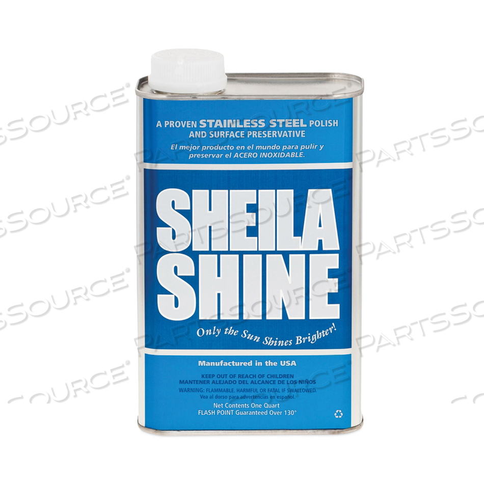 STAINLESS STEEL CLEANER AND POLISH, 1 QT CAN 