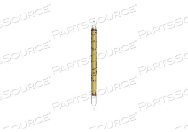 DETECTOR TUBE, WATER VAPOR, YELLOW TO RED BROWN, GLASS TUBE by Draeger Inc. DETECTOR TUBE, WATER VAPOR, YELLOW TO RED BROWN, GLASS TUBE by Draeger Inc.