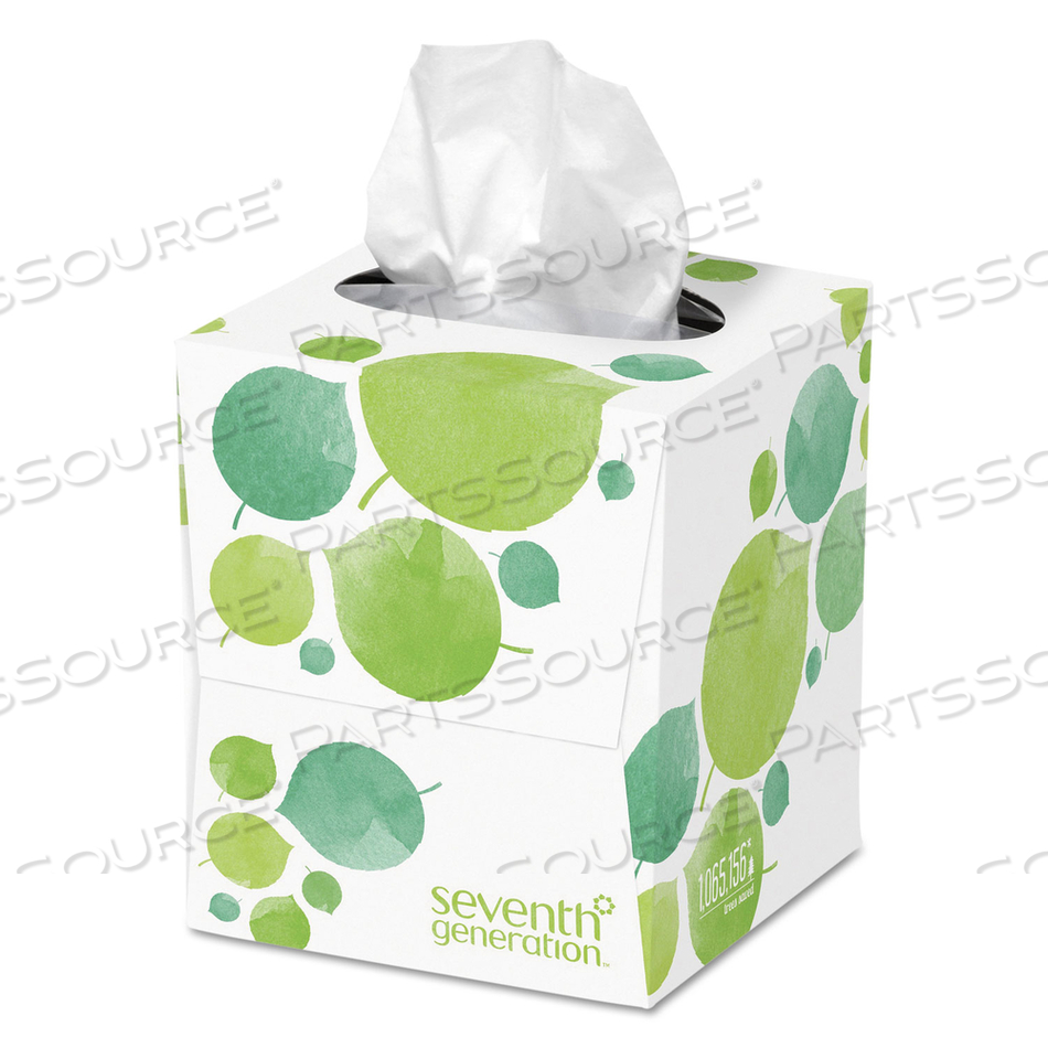 100% RECYCLED FACIAL TISSUE, 2-PLY, 85 SHEETS/BOX by Seventh Generation 100% RECYCLED FACIAL TISSUE, 2-PLY, 85 SHEETS/BOX by Seventh Generation