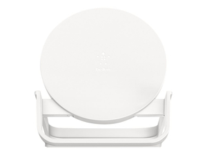 BOOST CHARGE, WIRELESS CHARGING STAND + AC POWER ADAPTER, 10 WATT, WHITE by Belkin BOOST CHARGE, WIRELESS CHARGING STAND + AC POWER ADAPTER, 10 WATT, WHITE by Belkin