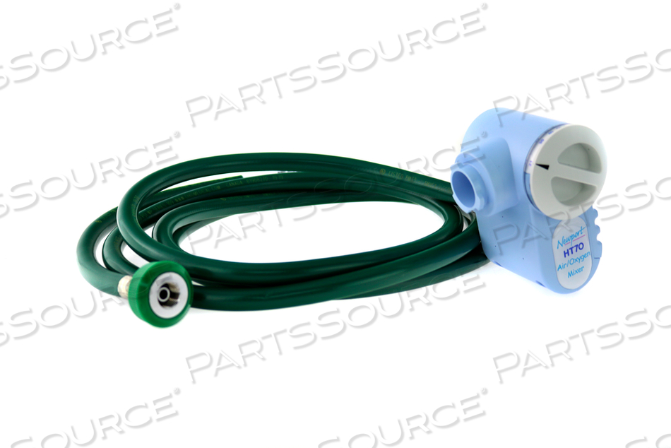MIXER, WITH GREEN HOSE, DISS FITTING by Newport Medical Instruments (a division of Covidien)