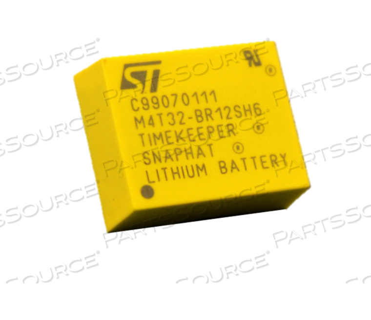 CLOCK BATTERY, REAL TIME, LITHIUM, 20 X 1.6IN DIMENSIONS, 3V VOLTAGE, WITH CRYSTAL by Draeger Inc.