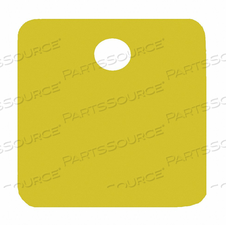 BLANK TAG SQUARE GOLD PK5 by C.H. Hanson