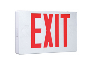 EXIT SIGN 3.0W RED 1 OR 2 FACES by Cooper Lighting