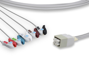 5 LEAD GRABBER ECG MULTI-LINK LEADWIRE SET by AirLife (aka SunMed Group, LLC)