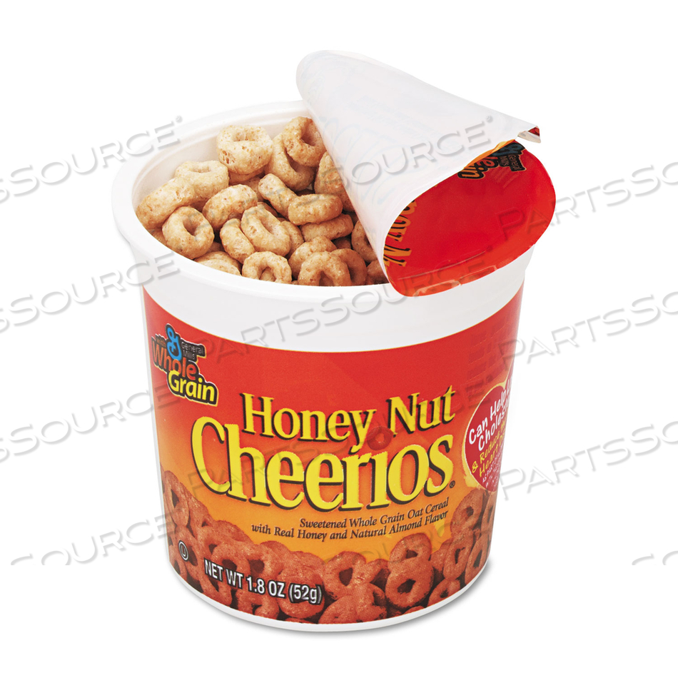HONEY NUT CHEERIOS CEREAL, SINGLE-SERVE 1.8 OZ CUP by General Mills
