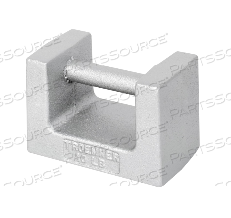 5.38L X 3.88W X 3.56IN H CAST IRON SCALE WEIGHT by Troemner, LLC