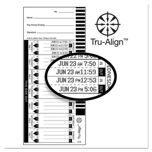 TIME CLOCK CARDS FOR LATHEM TIME 1600E, ONE SIDE, 4 X 9, 100/PACK by Lathem Time