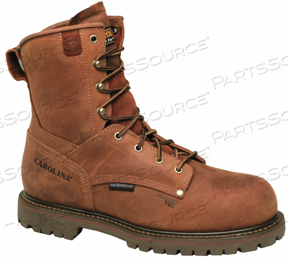 8 WORK BOOT 12 EEE BROWN COMPOSITE PR by Carolina Shoe