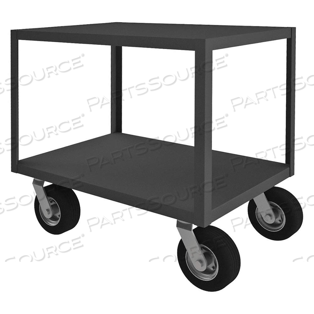 UTILITY CART WITH FLUSH METAL SHELVES, 1,200 LB LOAD CAPACITY, 36 IN X 24 IN by Approved Vendor UTILITY CART WITH FLUSH METAL SHELVES, 1,200 LB LOAD CAPACITY, 36 IN X 24 IN by Approved Vendor
