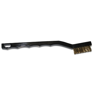 HANDY CLEANING BRUSH, 7 IN, BRASS WIRE, PLASTIC HANDLE by Magnolia Brush