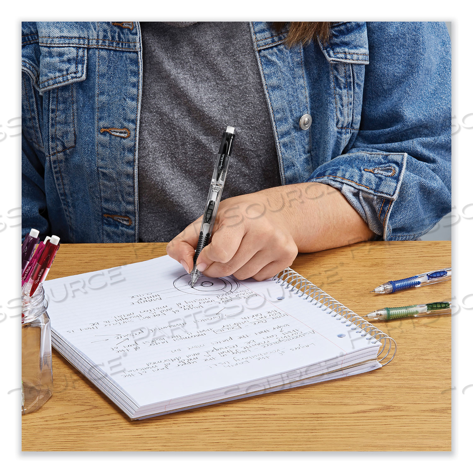 CLEAR POINT MECHANICAL PENCIL, 0.9 MM, HB (#2.5), BLACK LEAD, ASSORTED BARREL COLORS by Paper Mate