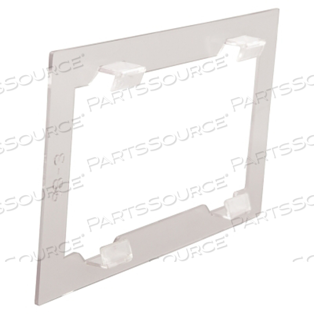 WELDING HELMET LARGE WINDOW MAG LENS HOLDER, 4-1/2 IN X 5-1/2 IN, POLYCARBONATE by Jackson Safety