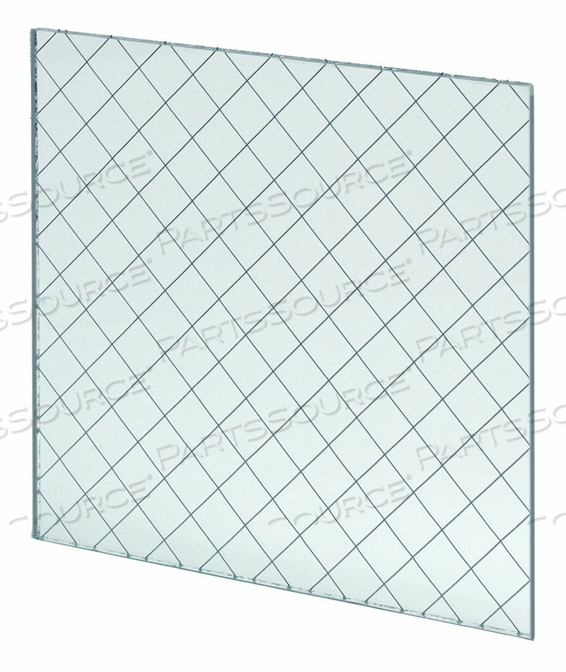 FIRE SAFETY WIRED GLASS 4INX34IN by National Guard Products FIRE SAFETY WIRED GLASS 4INX34IN by National Guard Products