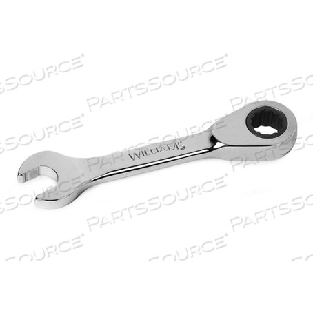 1210MRSS WILLIAMS COMBINATION WRENCH, 10 MM OPENING, ROUNDED, 12-POINT 