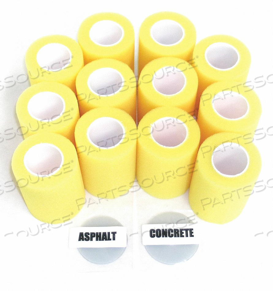 4" REPLACEMENT PAINT ROLLERS, ROLLERS & DISCS, 12 PACK by Newstripe