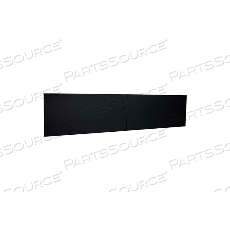 MODULAR STACK-ON HUTCH DOOR KIT - 72"W - BLACK by Hirsh MODULAR STACK-ON HUTCH DOOR KIT - 72"W - BLACK by Hirsh