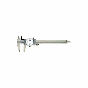 0-6" SHOCKPROOF DIAL CALIPER W/WHITE DIAL by Fowler