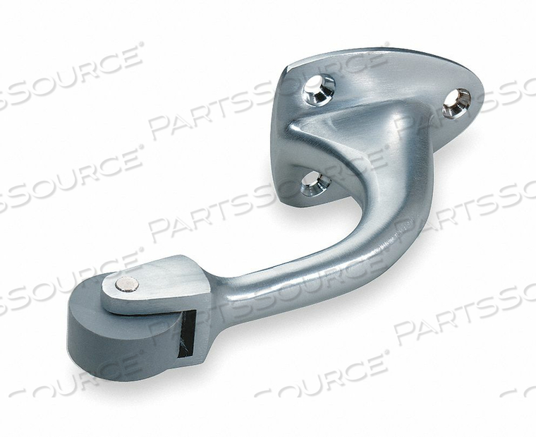 CURVED ROLLER STOP SATIN CHROME SCREW-IN by Rockwood CURVED ROLLER STOP SATIN CHROME SCREW-IN by Rockwood