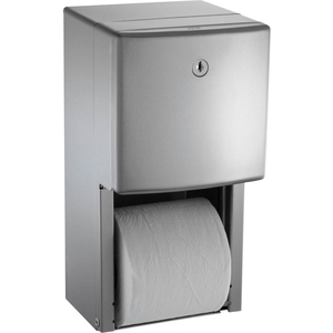 ROVAL SURFACE MOUNTED TWIN HIDE-A-ROLL TOILET TISSUE DISPENSER by Asi Group