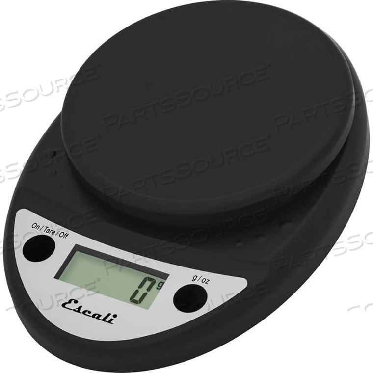 PRIMO COMPACT DIGITAL SCALE, 5000 G X 1 G, BLACK by Escali
