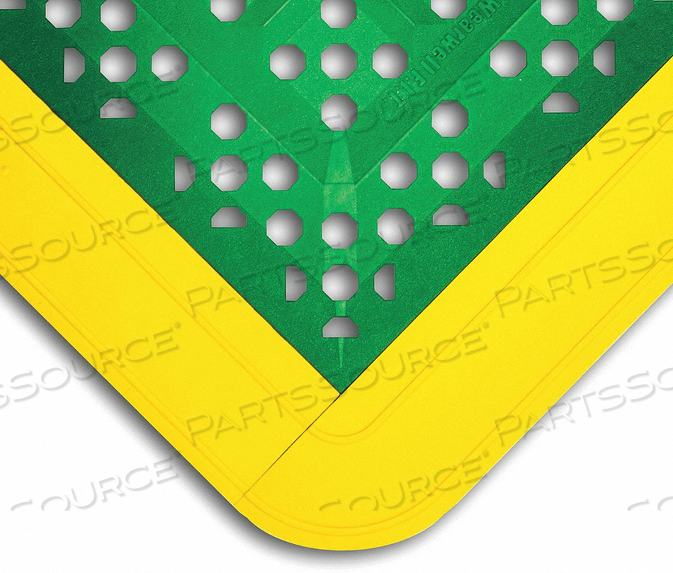 INTERLOCK DRAINAGE MAT GREEN 2FT3 X2FT6 by Wearwell INTERLOCK DRAINAGE MAT GREEN 2FT3 X2FT6 by Wearwell