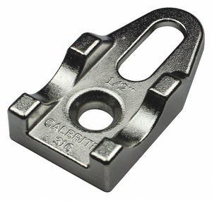 CLAMP BACK 3/4 IN. 316 SS BRITE FINISH by Calbrite