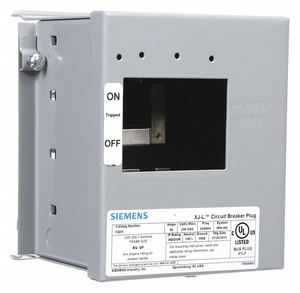 BUS PLUG ENCLOSURE 60A 120/240VAC 4 POLE by Siemens