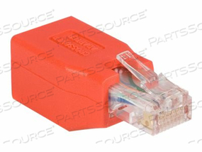 CAT 6 GIGABIT CROSSOVER ADAPTER - CROSSOVER ADAPTER - RJ-45 (M) TO RJ-45 (F) - CAT 6 - RED by StarTech.com Ltd.