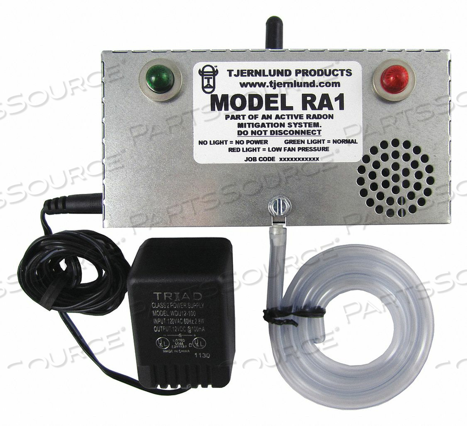 RADON FAN FAILURE ALARM by Tjernlund