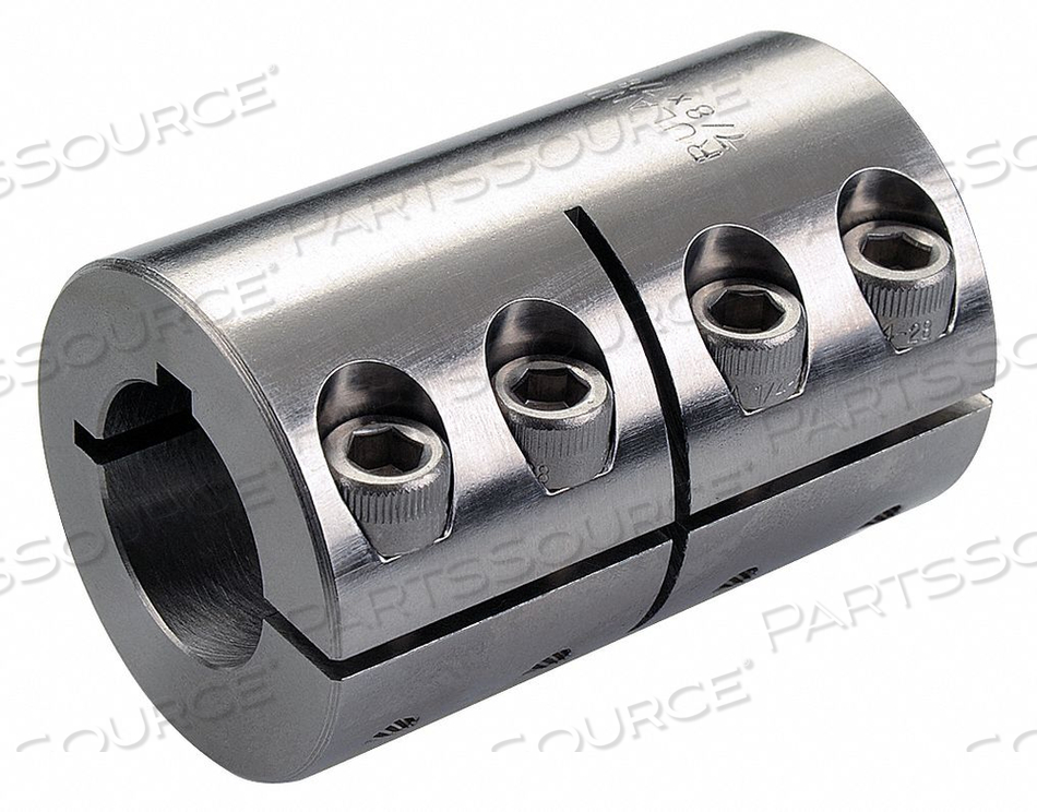 RIGID SHAFT COUPLING CLAMP 4-7/8 L by Ruland Manufacturing Inc. RIGID SHAFT COUPLING CLAMP 4-7/8 L by Ruland Manufacturing Inc.